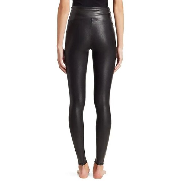 Spanx Faux Leather Leggings Large - Picture 2 of 9